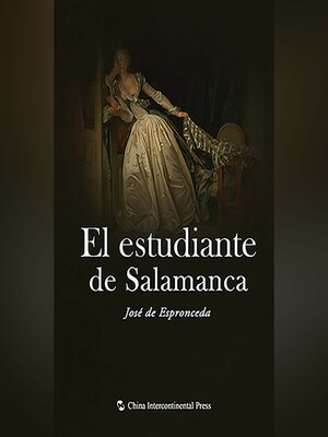 cover image of El estudiante de Salamanca